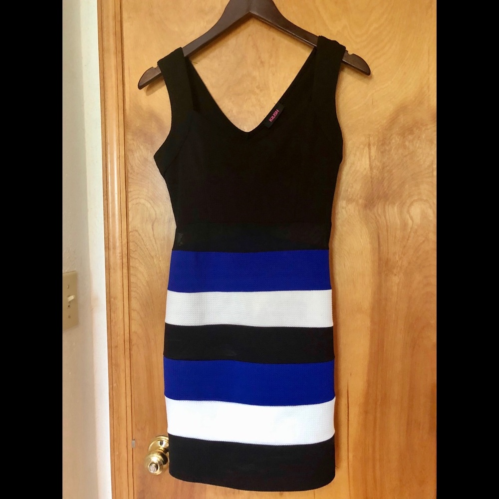 Krush striped mini dress